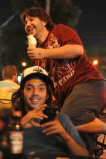 We all got beers.  B