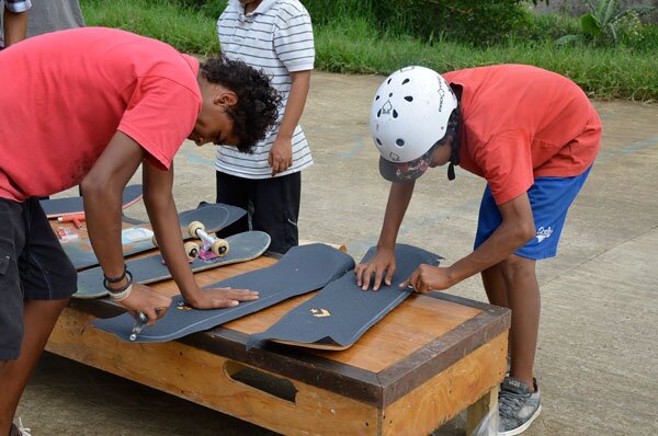 Here are a couple of kids gripping their first