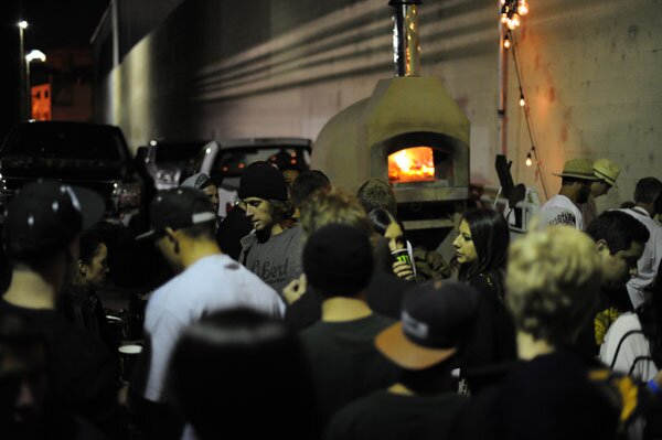 There was free beer and pizza flowing: Berrics