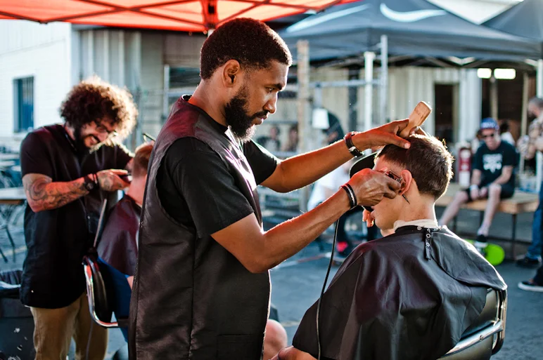 <!--ta14-t-->

Second 2 None barbers were out giving some fresh fades.