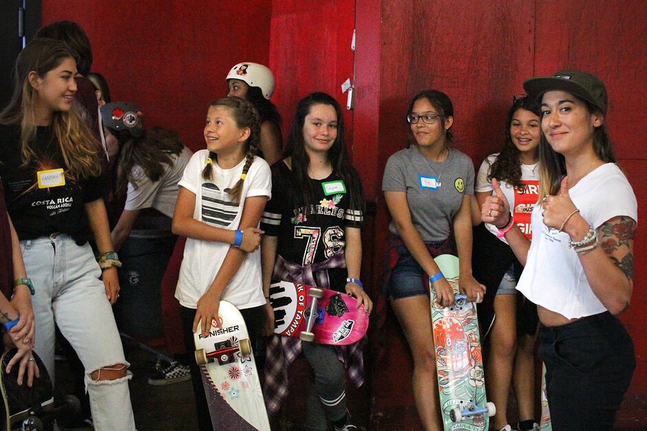 Photos From the Vans Girls Skate Clinic at SPoT