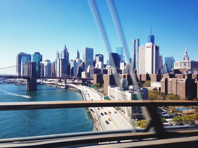 <!--NYCRT-->

A view of the city from the Manhattan Bridge, where LES was conveniently located underneath.