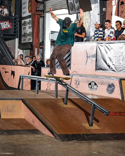 Ryan Thompson representing for No Comply ATX with a lengthy Hurricane. Big BA vibes on this one to end the Best Trick Contest!

<!--clashofthecrews23besttrick-->