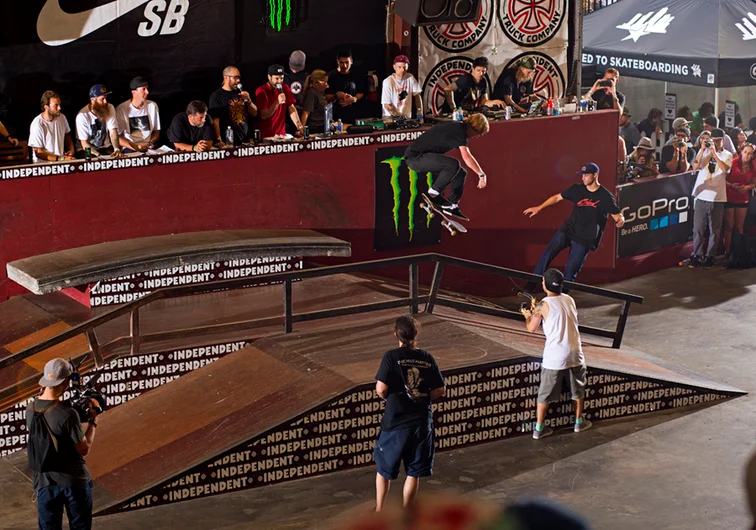 <!--PRO15SATDAY-->

A pale Ginger born, raised, and still living in Florida..that’s gotta be rough. Perhaps Timmy Knuth got his big Floridian break with this Kickflip Gap Crooked Grind getting him second in Best Trick.