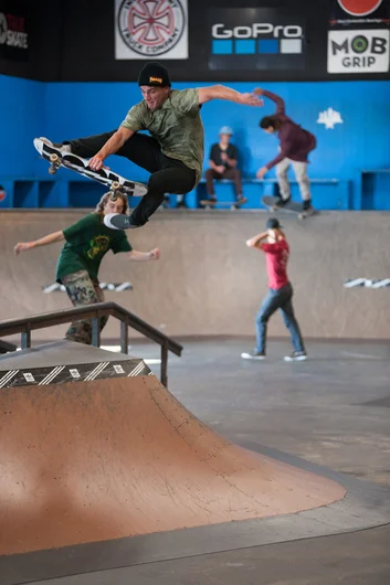 <!--vday17photos-->

...And no busted lip's gonna stop Zach from skating this contest. Boneless.