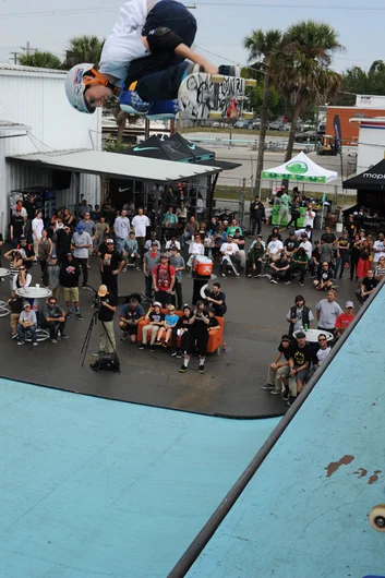 David Palazzese during the Tampa Am Vert Contest.<!-- Tampa Pro 2013 Thursday and Friday -->