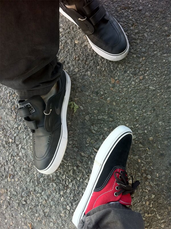 Foot fetish with Stefan Janoski checking in