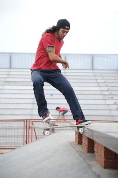 Porpe made his frontside tailslide