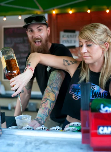 <!--ybor4year-->

Brittany pouring out whiskey under the Sierra Nevada tent. As the sun started to recede behind the buildings in Ybor, the liquor started to flow fast and strong.




