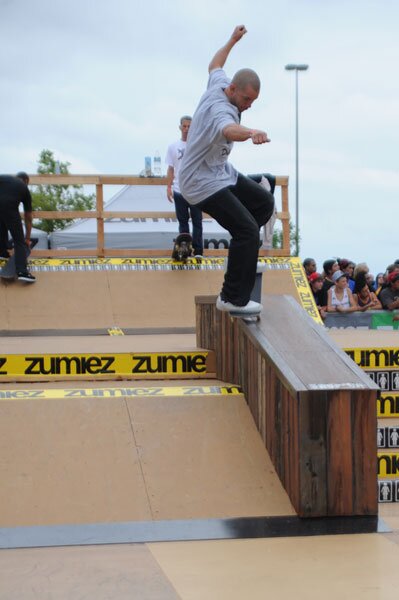 Brandon Biebel - gap to nosegrind during the demo