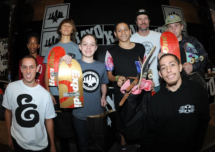 <!--hj2014-->

13-to-15 division top five, from left to right: Ke'Andre Ruffin, 4th; Will Schumatti, 3rd; Wesley Box, 2nd; Mikey Sanchez, 1st; Austin Butler, 5th.


