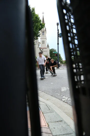 <!--feedyourhead-->

Marshall’s homies made the 15-hour drive from Louisville, Kentucky and wasted no time hitting the streets.