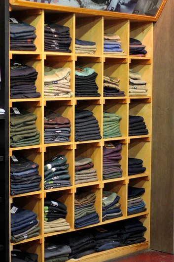 <!--shoptour2015-->

Jeans / Pants wall.