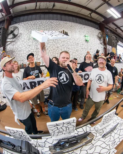 Travis didn't know what to say with the mic, but his face said it all. Your 2022 Bromander is Travis Monroe!

<!--tampapro22finals-->