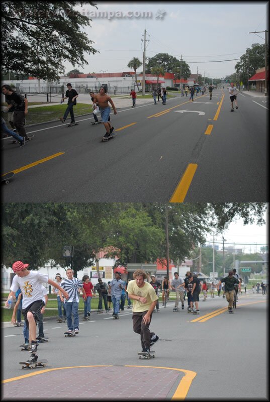 Wanna skate uphill?  Sure, it's Go Skate Day