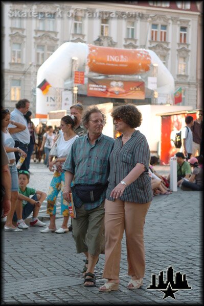 People Watching in Prague