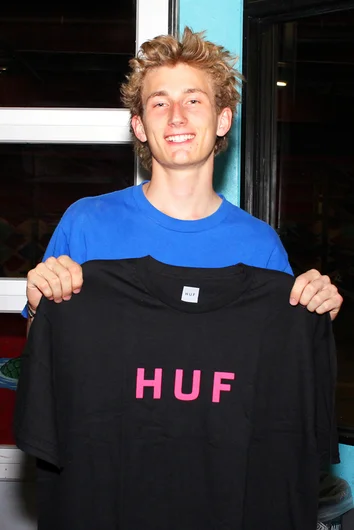 <!--huf001vidpremiere-->
11.Tyler repping for Huf. Thanks for all the gear guys!
