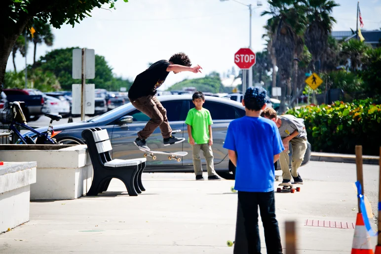 <!-- ffn_PB_nov13 -->
Davin kept the session going a little bit longer with this kickflip back tail.