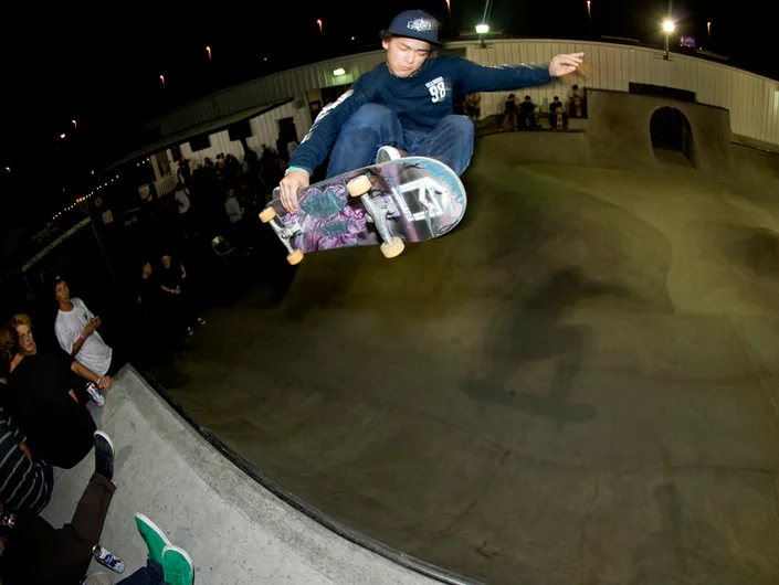 <!--am15friday-->

Lucky for skateboarding, kids these days can skate everything. After Niko Howard mastered some flip in shit on the rails, he took it outside for maximum airtime.