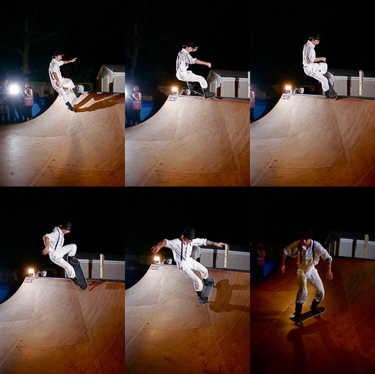 Frontside nosegrind courtesy of Aaron