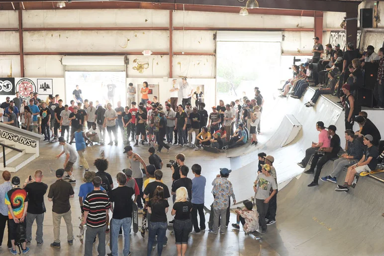 The Best Trick landing pad.<!-- Damn Am Atlanta 2013 Presented by DVS -->