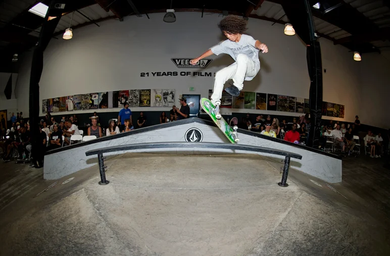 <!--cm153-->

Wacson Mass is really good at Tre Flips and pretty much putting them into whatever he wants..like this time around Lipslides.