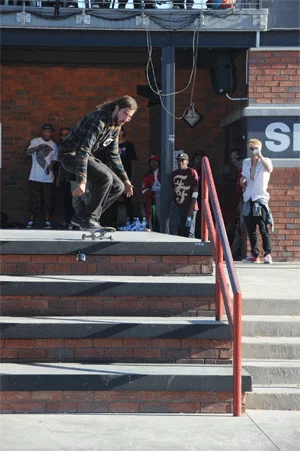 Figgy - bigspin front board.<!-- Maloof Money Cup South Africa 2012 -->