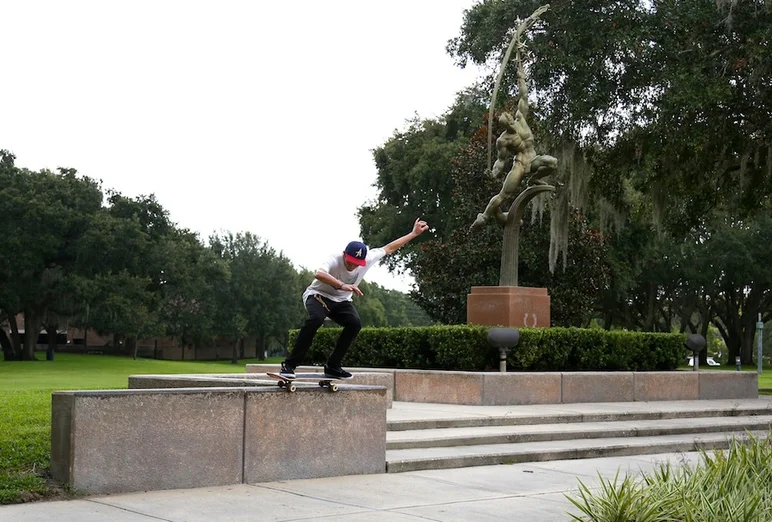<!-- surfexpo2013 -->

Dylan wasting no time with this tall 5050