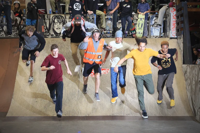 <!--cotc19deathrace-->

After the Junior Division, we held a new race…Let’s call it the Athletes Division, where you have to run the Course rather than skate it.
