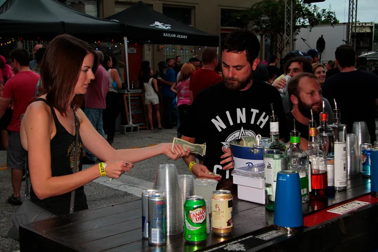 <!--bricks5year-->
The biggest discussion of the day; who's gonna buy the drinks?