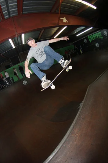 <!--ffombj-->

Furlong was cruising around the bowl like some kind of pro skater...oh wait.
