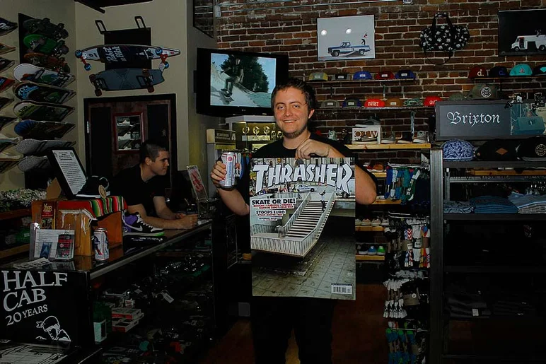 <!-- ColdWar2013 -->

Ian Perronni was stoked on the free posters and PBR. Who wouldn't be?