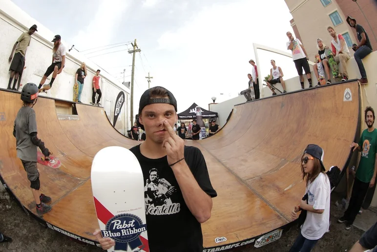 <!-- thebricks3year -->

Not sure how Jake Welch aka Poptart got his nickname but there is no question that he destroyed the ramp.