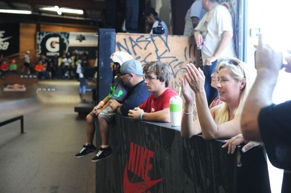 I love seeing the parents on the sideline