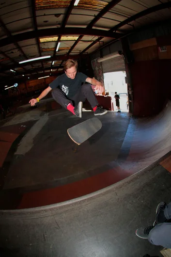 <!--vdaymass2015-->

Easy to see why Clint Beswick got first in the Sponsored division - Switch Frontside Flip.