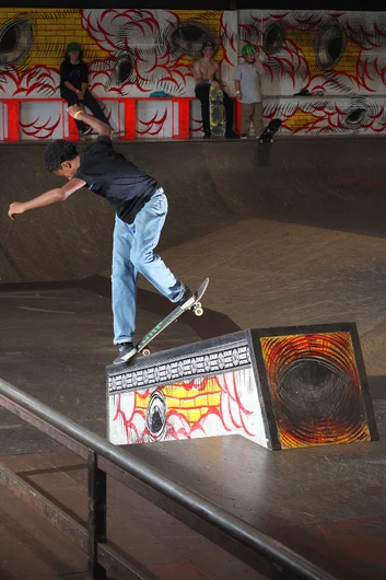 <!--BTSB18-->

...and a perfect back noseblunt. It's style like this that helped him (spoiler) take 1st in the Sponsored Finals.