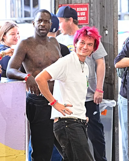 Antwuan and Chris watching the Industry TM Contest