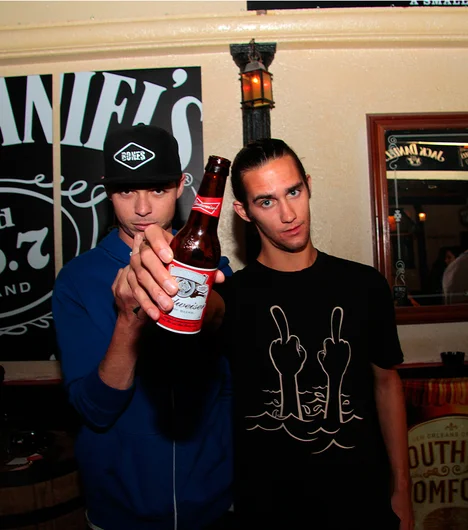 <!--tampapro2014night1-->

Dylan Perry and Yonis Molina know Res bar all too well.
