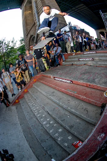 <!--danycsat-->

Dashawn pays homage to Danny Gonzales with a kick flip melon. If you're too young to know who Danny Gonzales is then we can go with Jaws.