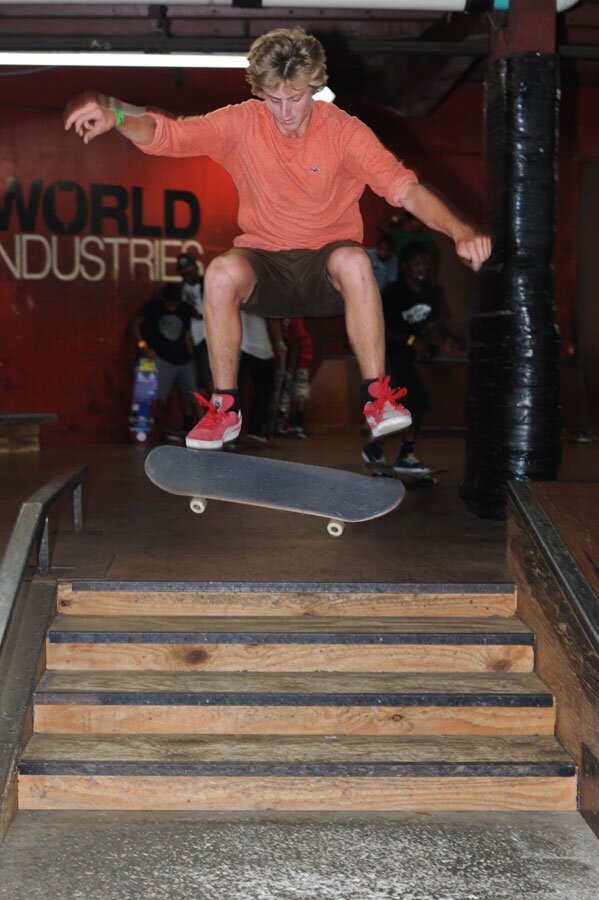 Another Who Dat with a frontside flip