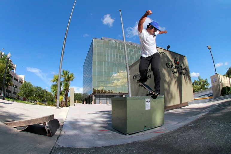 <!--inequality-->

Same Day! Uncle Sam propped this sidewalk up and skated this old school spot different than other people. This BS Nose Blunt was smooth. It didn’t make it to the final cut but it made it to the teaser which you can peep on YouTube.