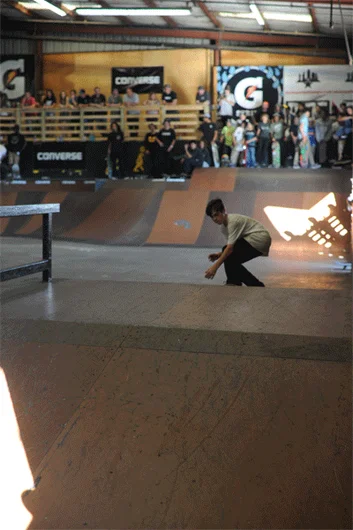 Christian's got a nice varial heel.<!-- Valentine's Day Massacre 2013 Presented by Converse -->