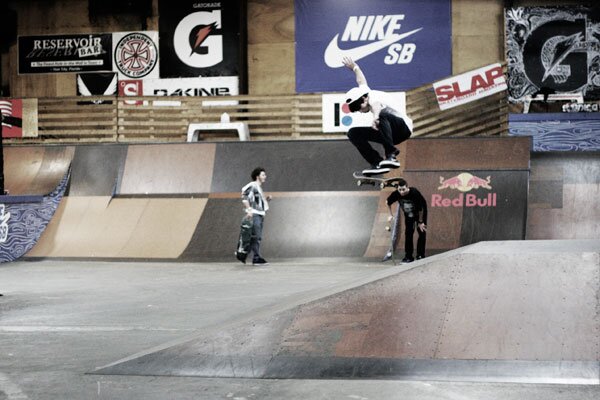 Jimmy Mastrocolo got that flick. Frontside heel