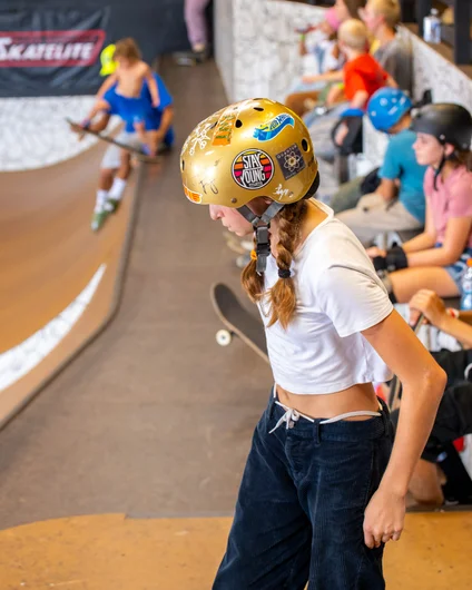 I am convinced that Taylor Burnett practices looking angry before skating.

<!--backtoschoolbash2022-->
