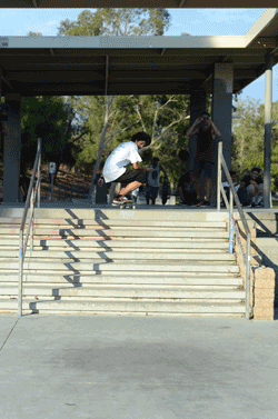 Nick Tucker Switch Frontside Flip at PRod Plaza