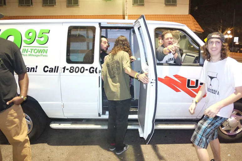 Rather than an expensive rental van, why not just get a damn $19.95 a day UHaul van for the weekend?  Best travel idea ever.<!-- Tampa Am 2012 Photos -->