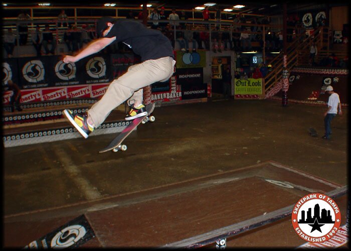 Bill Pardee's kickflip one foot