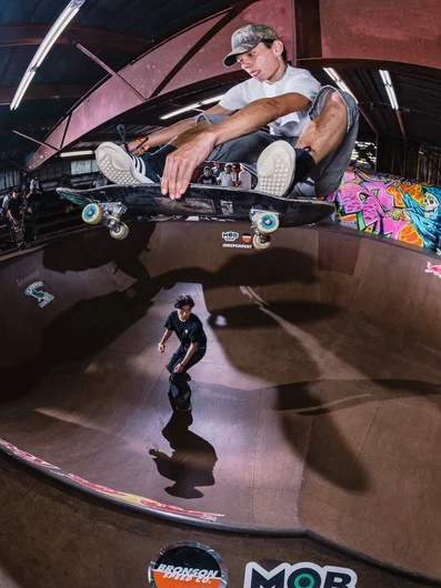 Nick Todero warming up the hip for the 32nd annual Tampa Am Bowl Jam