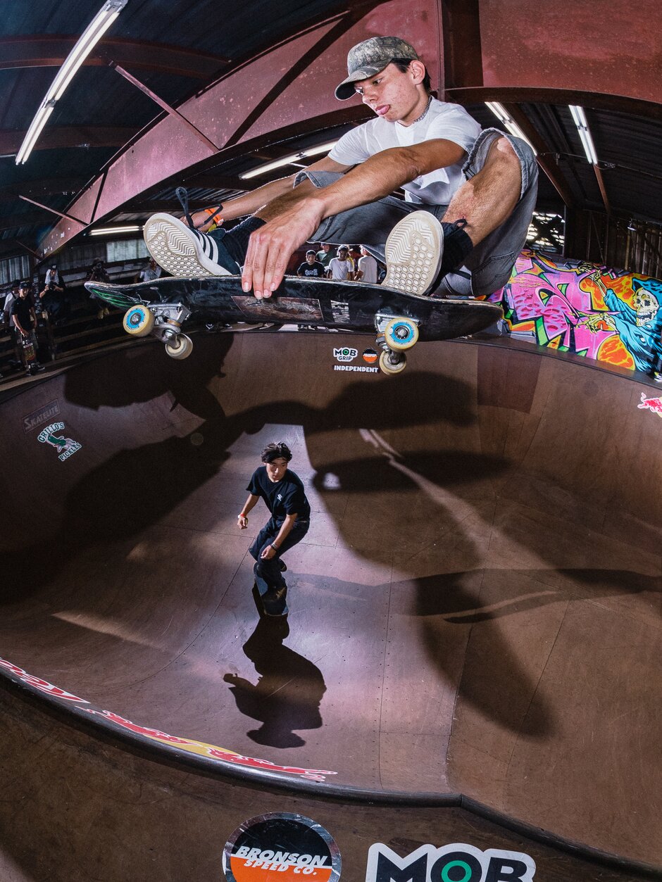 Nick Todero warming up the hip for the 32nd annual Tampa Am Bowl Jam