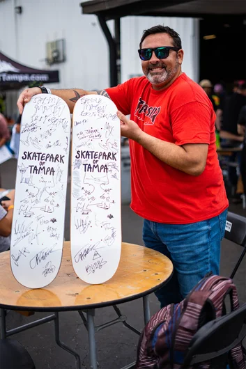 Stoked we were able to get Lucas Beaufort decks for Tampa Pro 2022 - check out this collection of autographs!

<!--tampapro22qualifiers-->